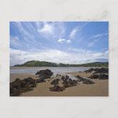 サンディヒルズビーチ、スコットランド ポストカード (正面)