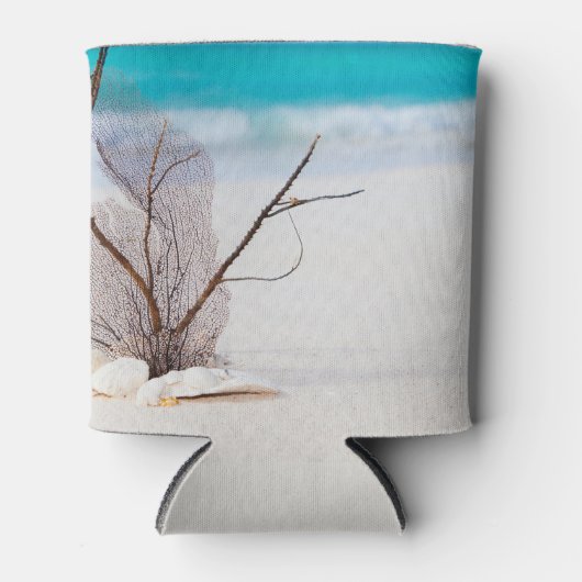 サンディビーチとホワイトシーシェル 缶クーラー (正面)