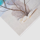 サンディビーチとホワイトシーシェル 薄葉紙 (詳細)