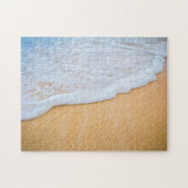 サンディビーチと泡立ちサーフ ジグソーパズル (横)