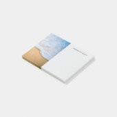 サンディビーチと泡立ちサーフ ポストイット (アングル)