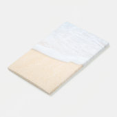 サンディビーチと泡立ちサーフ ポストイット (アングル)