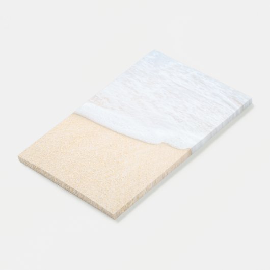 サンディビーチと泡立ちサーフ ポストイット (アングル)