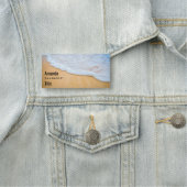 サンディビーチと泡立ちサーフ 名札 (インサイチュ)