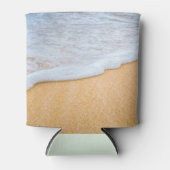 サンディビーチと泡立ちサーフ 缶クーラー (正面)