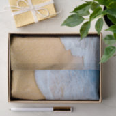 サンディビーチと泡立ちサーフ 薄葉紙 (ギフト)