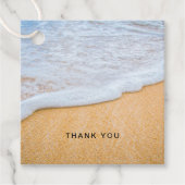 サンディビーチと泡立てサーフありがとう フェイバータグ (正面)