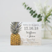 サンディビーチのパイナップルチリン日付を保存 案内ポストカード (スタンド正面)