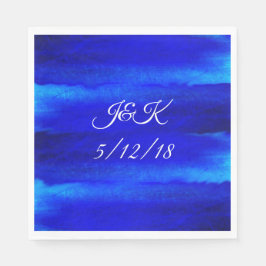 サンディビーチウォーター結婚カラーズディナーナプキンス スタンダードランチョンナプキン