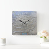 サンディビーチウォールクロック スクエア壁時計 (ホーム)