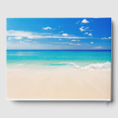 サンディビーチカスタムウェディングゲストブック ゲストブック (裏面)