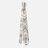 サンディビーチカラー抽象デザイン ネクタイ (裏面)