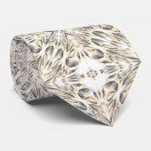 サンディビーチカラー抽象デザイン ネクタイ (ロール)