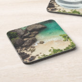 サンディビーチコーブアンドグリーンツリーズ、岩&海 コースター (左側)