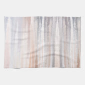 サンディビーチサマータン抽象芸術水彩 キッチンタオル (横)