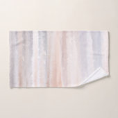 サンディビーチサマータン抽象芸術水彩 バスタオルセット (ハンドタオル)