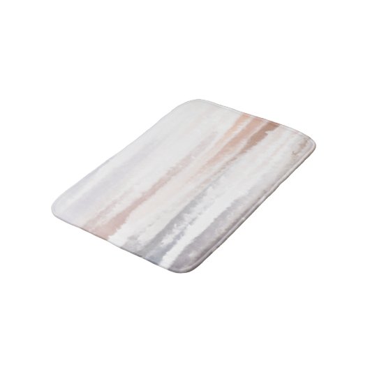 サンディビーチサマータン抽象芸術水彩 バスマット (アングル)