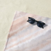 サンディビーチサマータン抽象芸術水彩 ビーチタオル (インサイチュ)