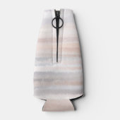 サンディビーチサマータン抽象芸術水彩 ボトルクーラー (裏面)