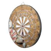 サンディビーチシェルズファミリーネームビーチハウス ダーツボード (正面右)