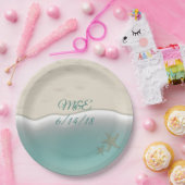 サンディビーチショアラインシーサイドパーティー紙プレート ペーパープレート (パーティー)