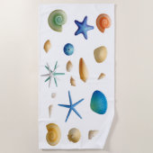 サンディビーチシーシェル ビーチタオル (正面)