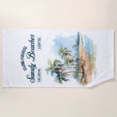 サンディビーチタオルコレクション ビーチタオル (正面)