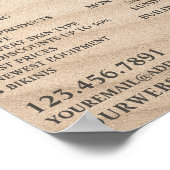 サンディビーチタニングサロン広告ズ ポスター (角)