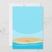 サンディビーチバチェロレッテ 招待状 (裏面)