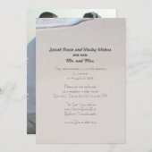 サンディビーチフォトウェディングレセプションオンリー招待状 招待状 (正面/裏面)