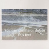 サンディビーチライフ海波海の写真 ジグソーパズル (横)