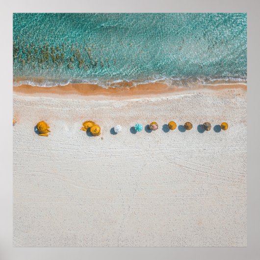 サンディビーチ傘ポスター ポスター (正面)