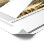 サンディビーチ及び海窓ビューポスター ポスター (角)