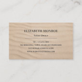 サンディビーチ日焼けサロン 名刺 (裏面)