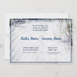 サンディビーチ更新2結婚式招待状 招待状