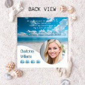 サンディビーチ波卒業生2写真卒業 案内状