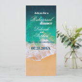 サンディビーチ海ウェーブズリハーサルディナー 招待状 (スタンド正面)