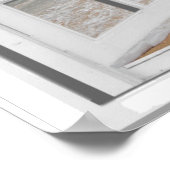 サンディビーチ海ビューウフェイクィンドウ ポスター (角)