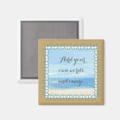 サンディビーチ独自の磁石を作成 マグネット (正面/裏面)