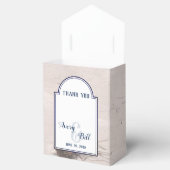 サンディビーチ結婚式が感謝の言葉を寄せる フェイバーボックス (オープン)