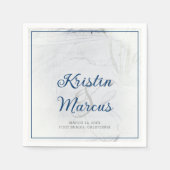 サンディビーチ結婚式カクテル スタンダードカクテルナプキン (正面)