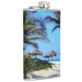 サンディビーチ(ヤシの木と海ビュー) フラスク (右)