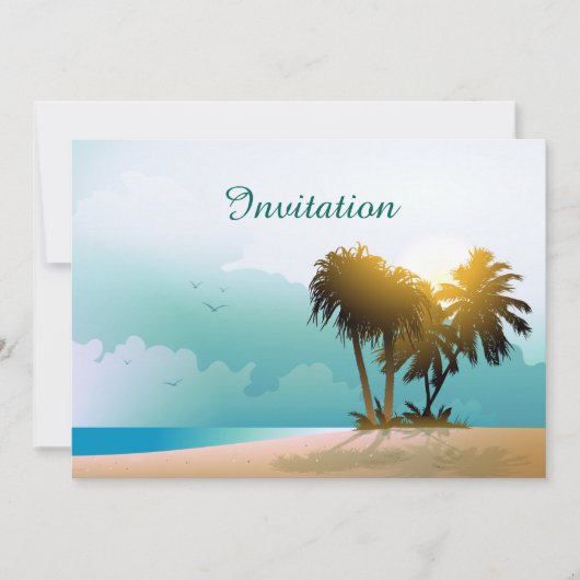 サンディビーチ 招待状 (正面)