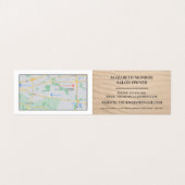 サンディビーチ、日焼けサロン、詳細ロイヤリティカード、 名刺 (内部フラット)