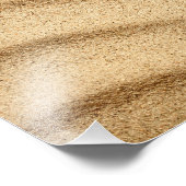 サンディビーチ。背景の砂のテクスチャ フォトプリント            (角)