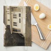 サンディフックライトハウス キッチンタオル (四つ折り)