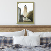 サンディフックライトハウス キャンバスプリント (インサイチュ (寝室))