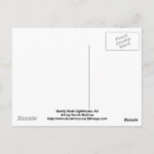 サンディフックライトハウス ポストカード (裏面)