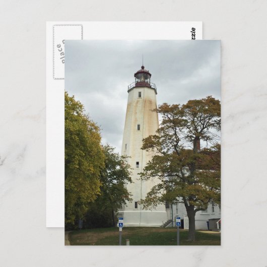 サンディフックライトハウス ポストカード (正面/裏面)