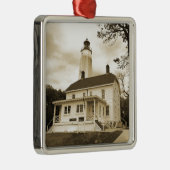 サンディフックライトハウス メタルオーナメント (右)